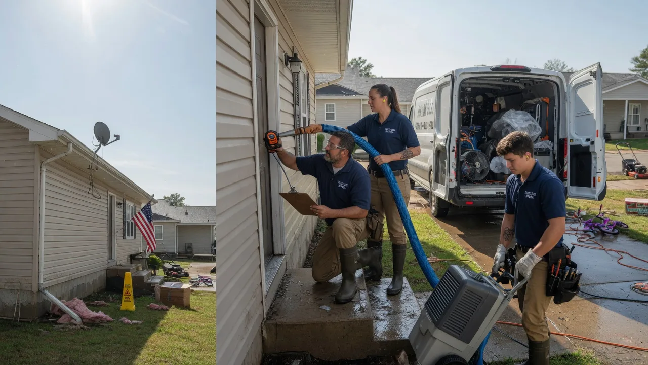 Ceiling Water Damage Restoration in Parma, MI near me